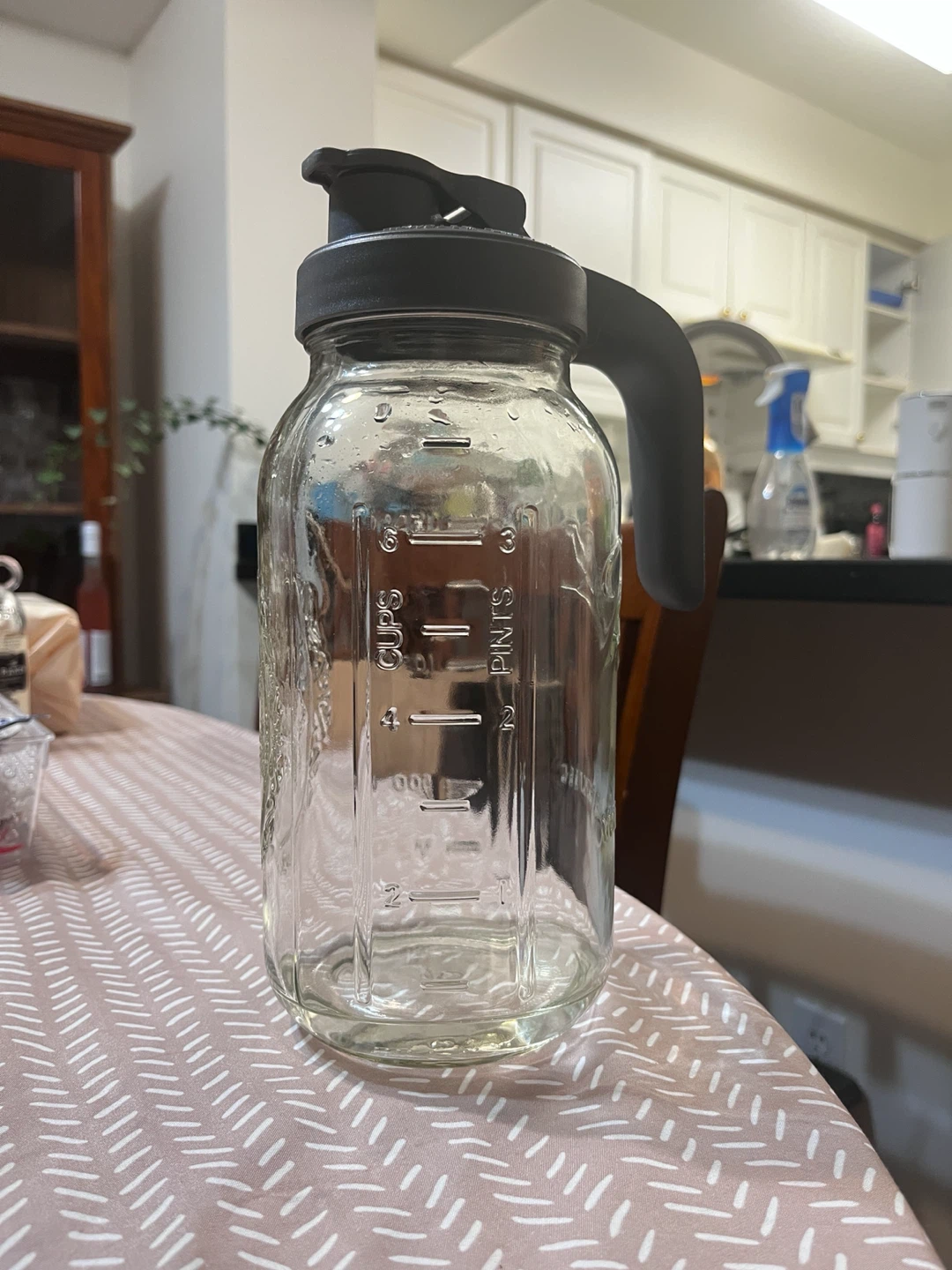 County Line Kitchen Glass Mason Jar Pitcher