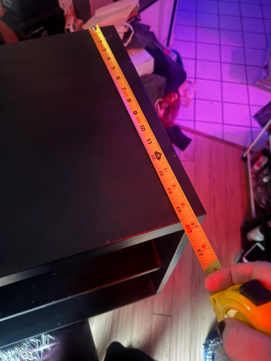 FREE.    IKEA Black TV stand - photo 3