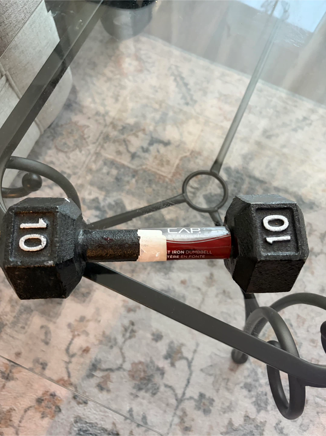 CAP Strength 10lb Cast Iron Dumbbell