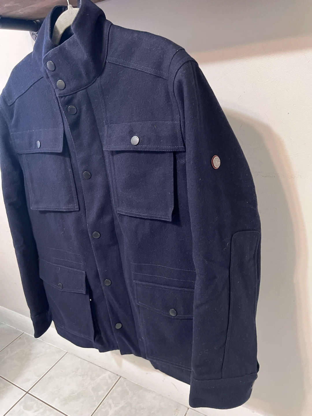 Ben Sherman Heavyweight Winter Jacket – Men’s Large – Navy - photo 2