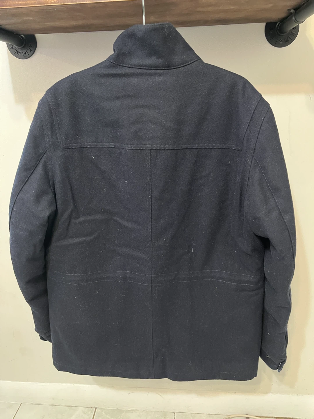 Ben Sherman Heavyweight Winter Jacket – Men’s Large – Navy - photo 4