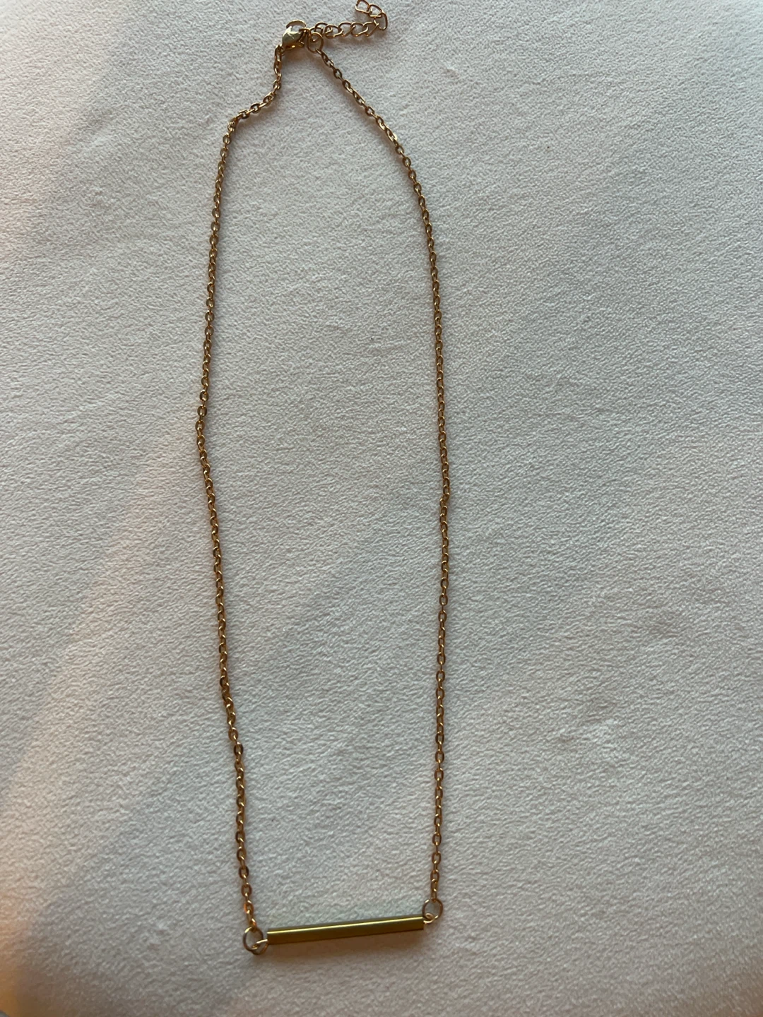 Costume jewelry gold necklace