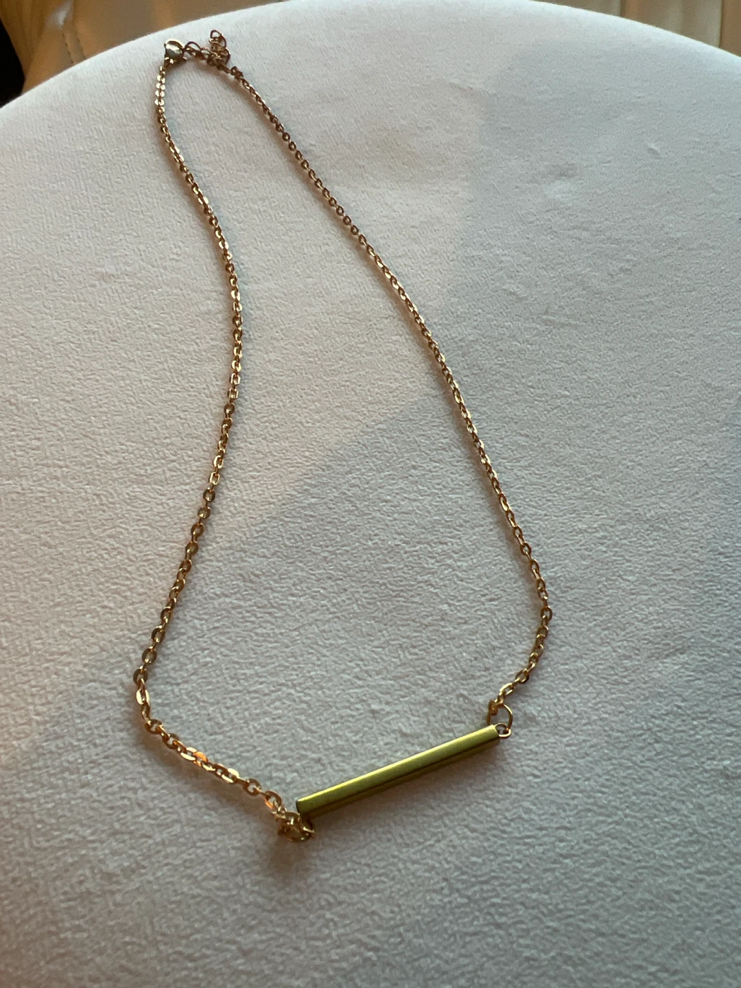 Costume jewelry gold necklace - photo 2