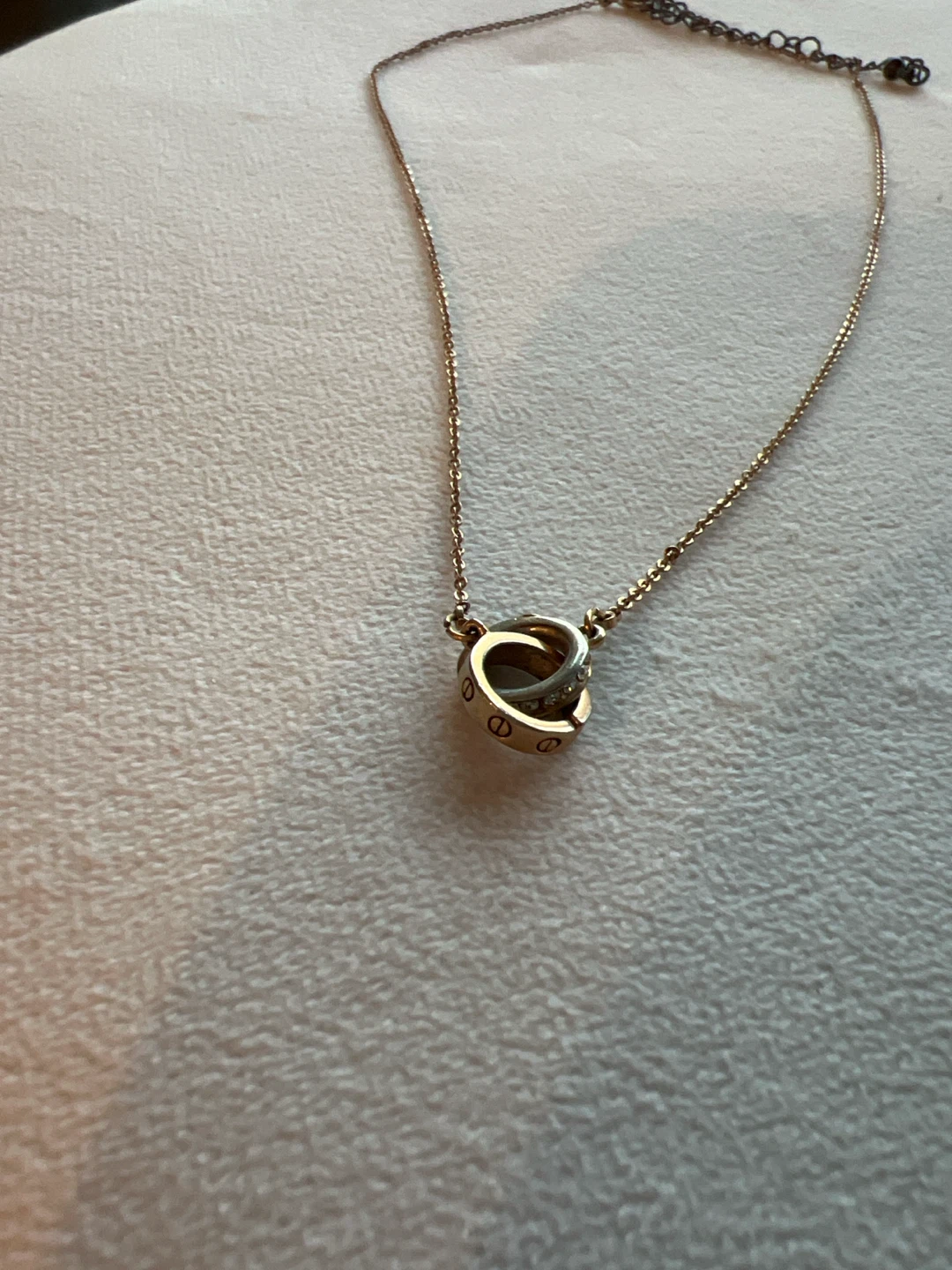 Gold color costume jewelry necklace - photo 2
