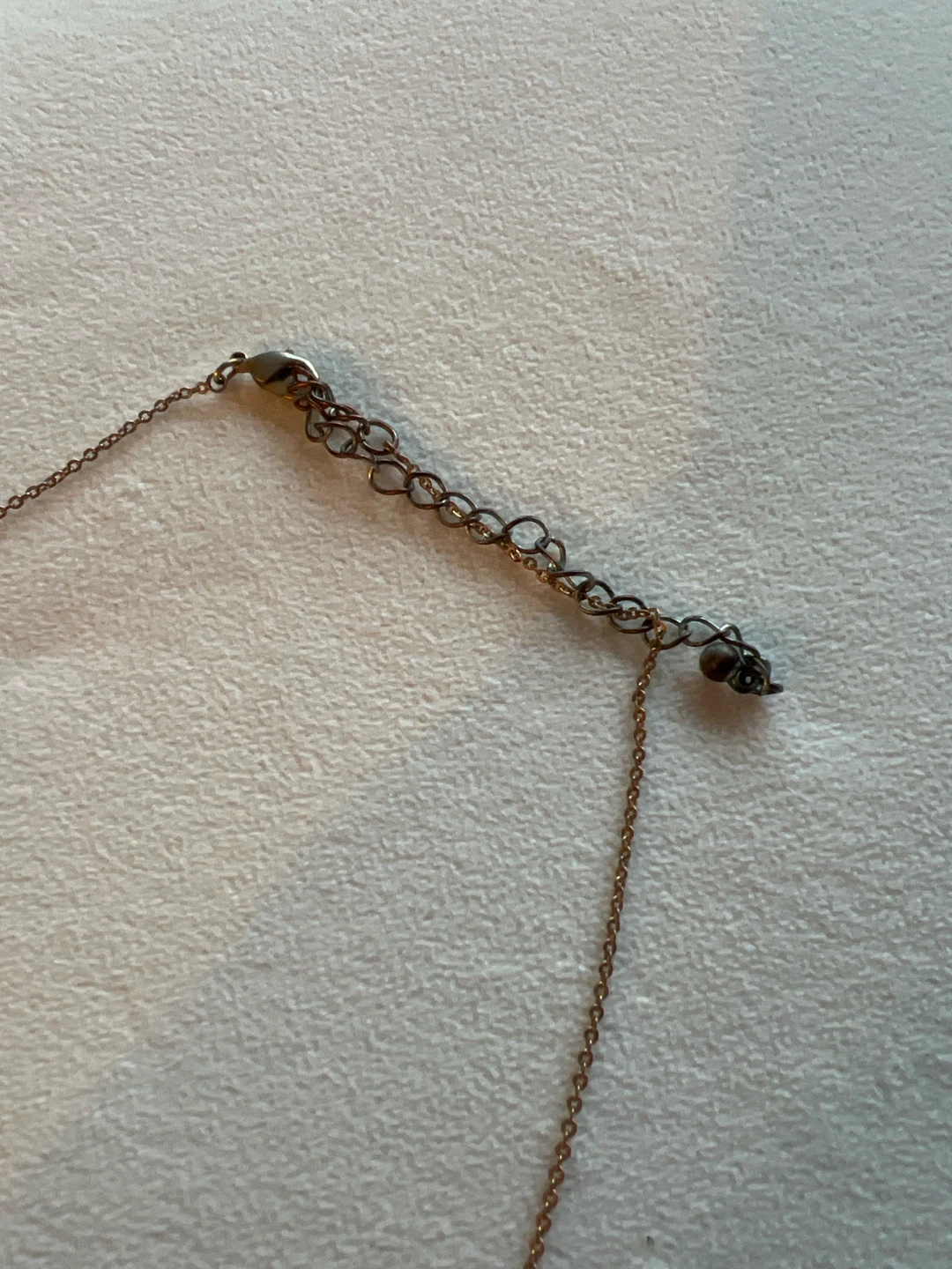 Gold color costume jewelry necklace - photo 3