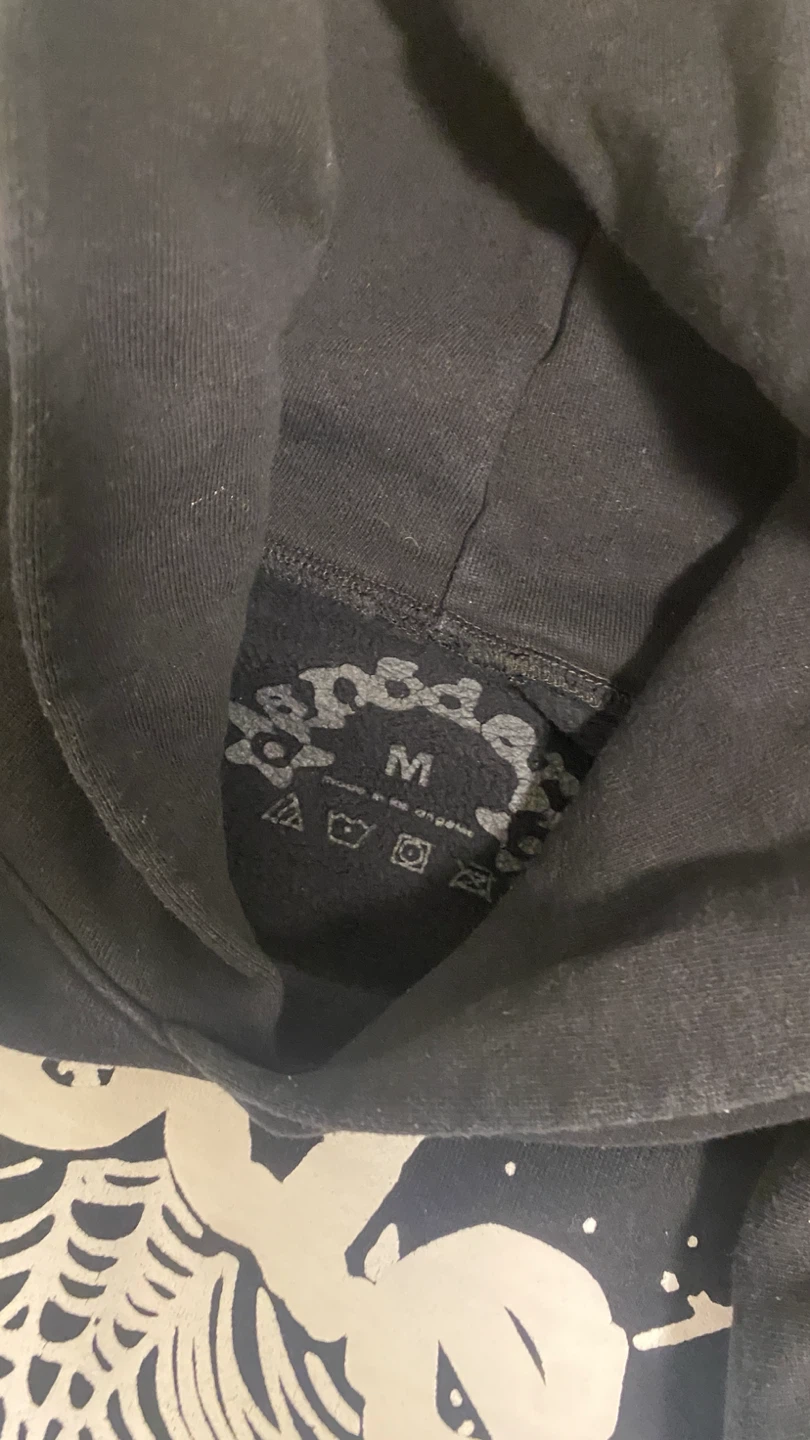Authentic Black Sp5der Hoodie