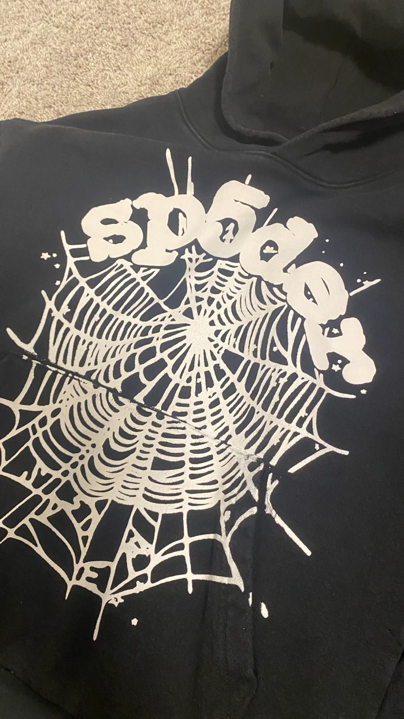 Authentic Black Sp5der Hoodie - photo 5