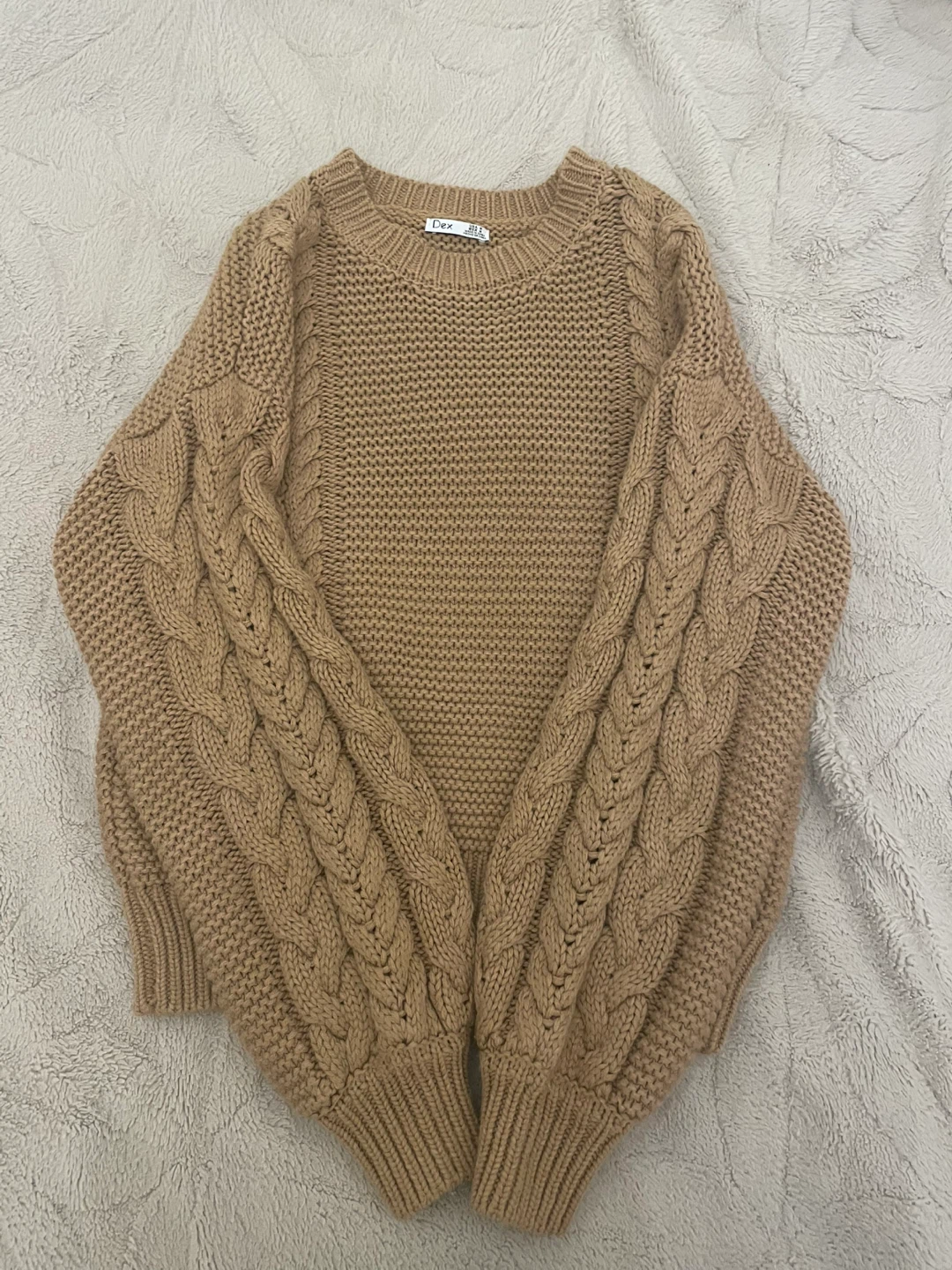 Dex Brown Knit Sweater