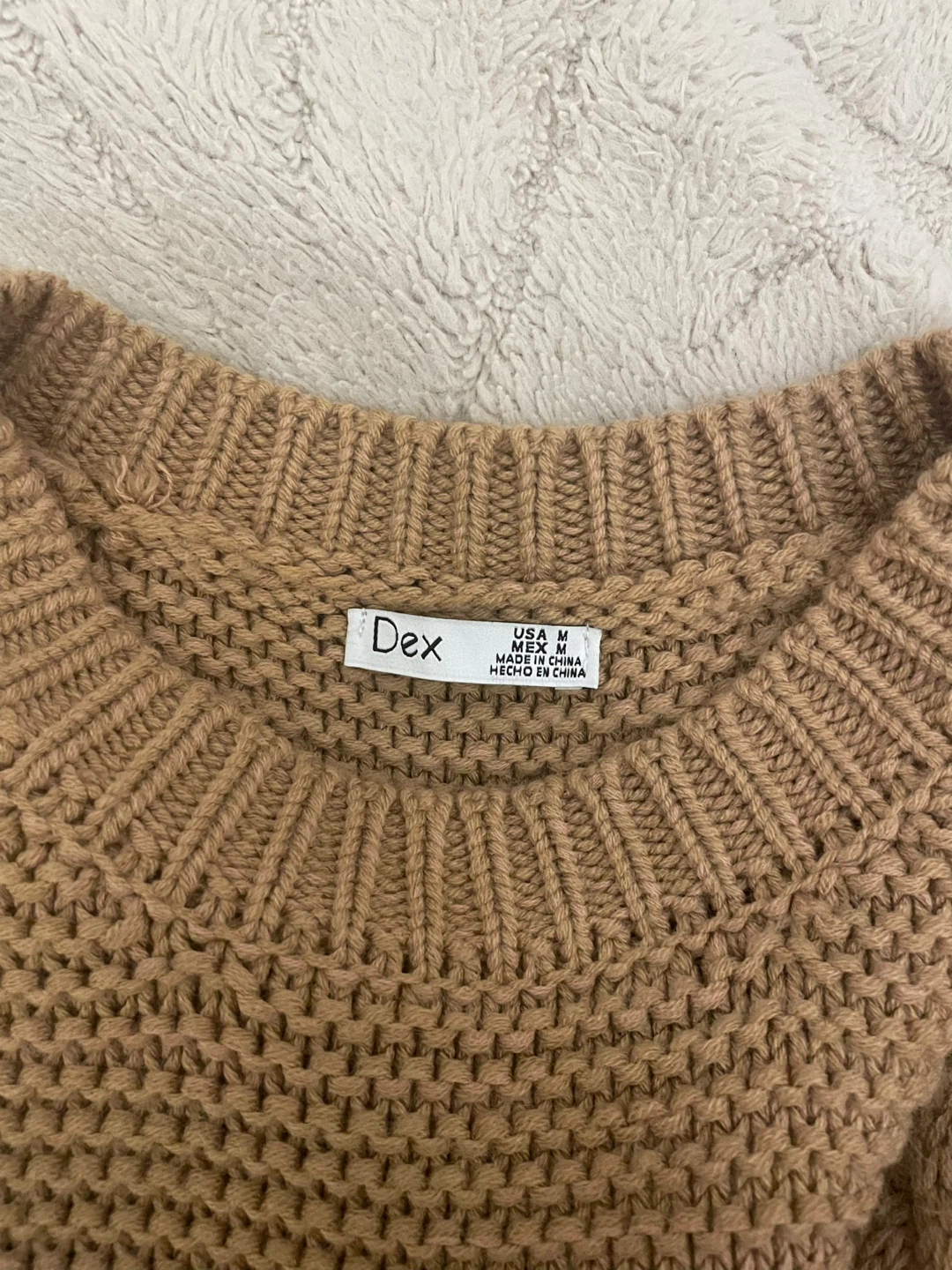 Dex Brown Knit Sweater - photo 3