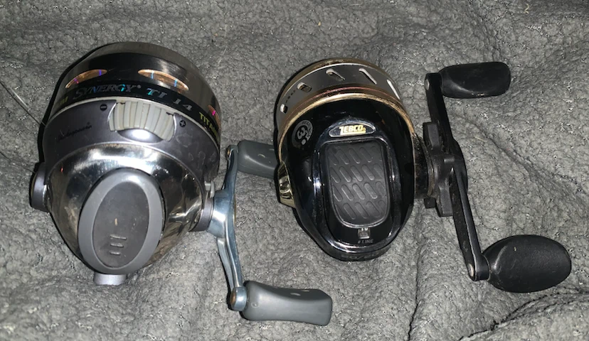 Shakespeare Synergy Ti 14 and Zebco 20/20 Fishing Reels