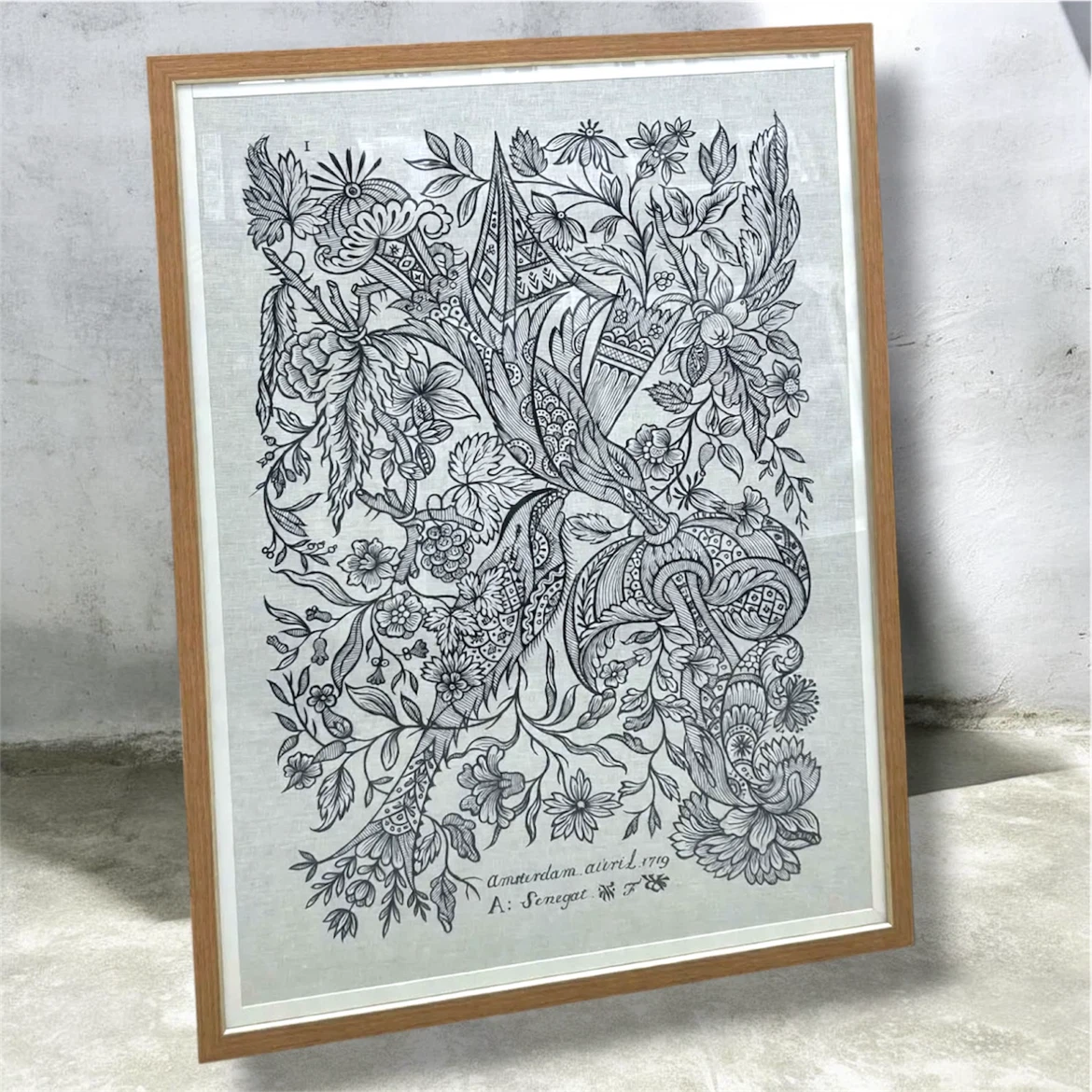 Amsterdam 1719 Botanical Framed Print
