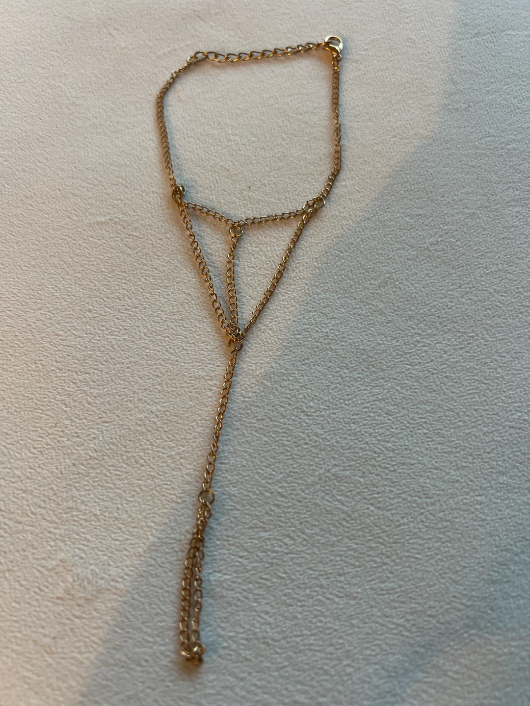 Gold color bracelet chain