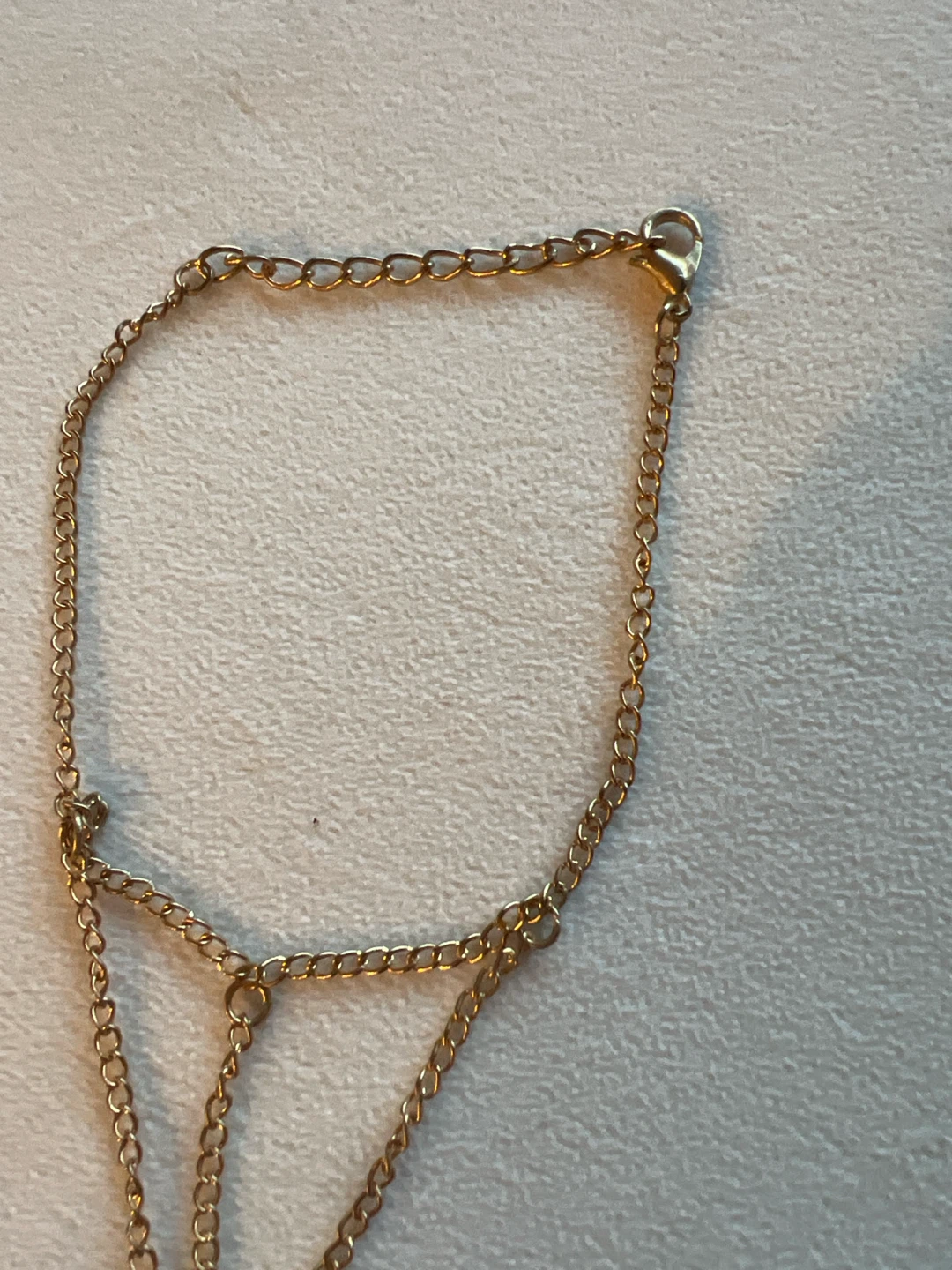 Gold color bracelet chain - photo 2