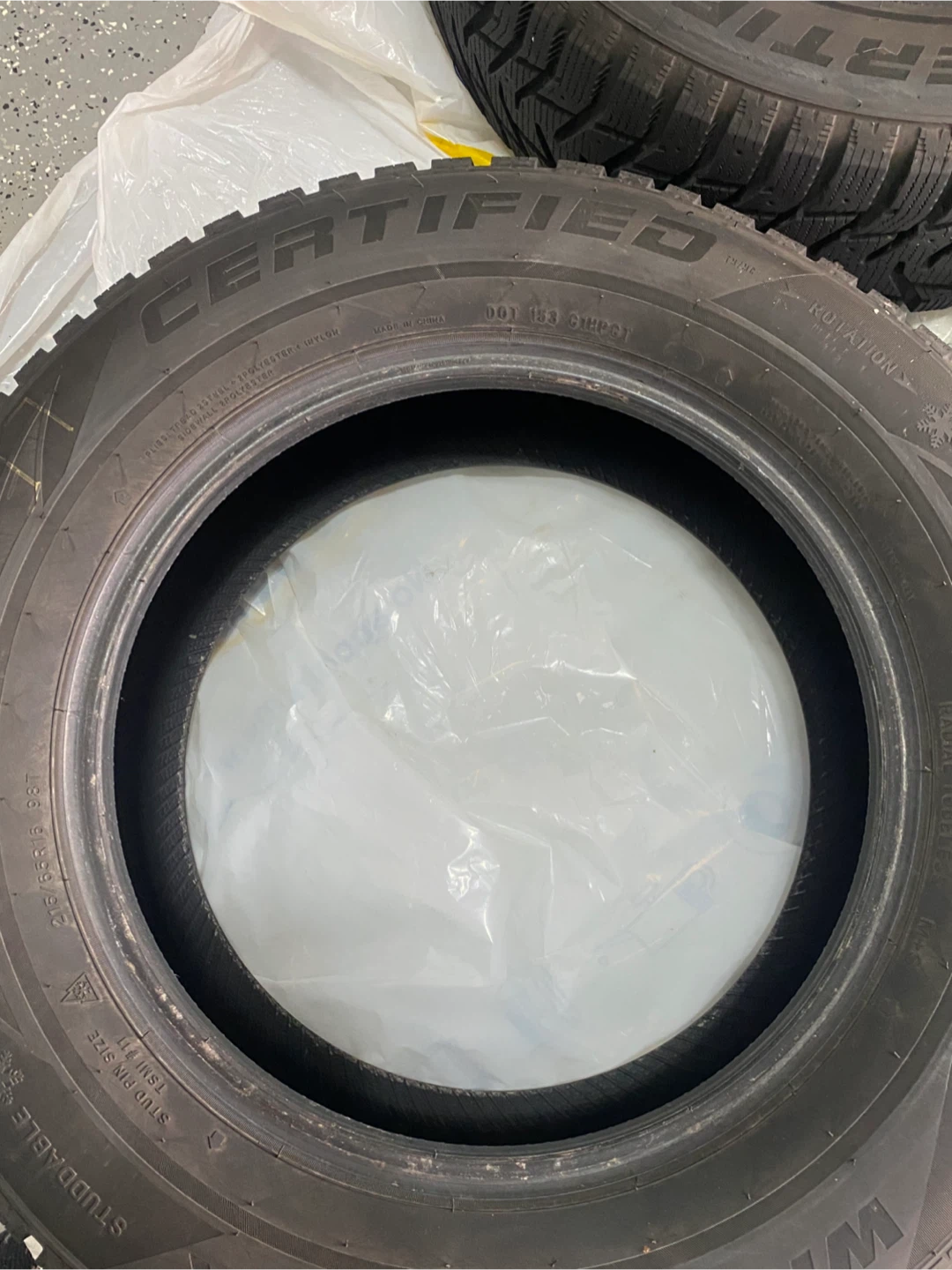 3 Certified Wintertrek Tires 215/65R16 - photo 2