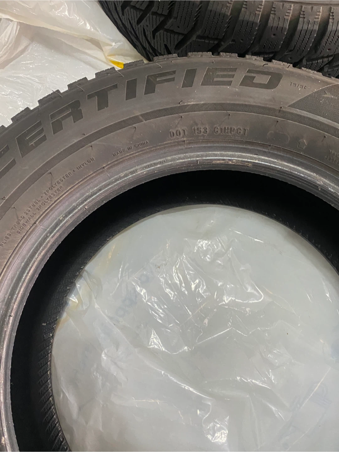 3 Certified Wintertrek Tires 215/65R16 - photo 3