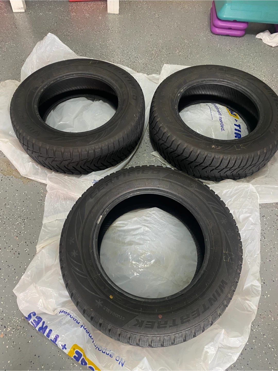 3 Certified Wintertrek Tires 215/65R16 - photo 5