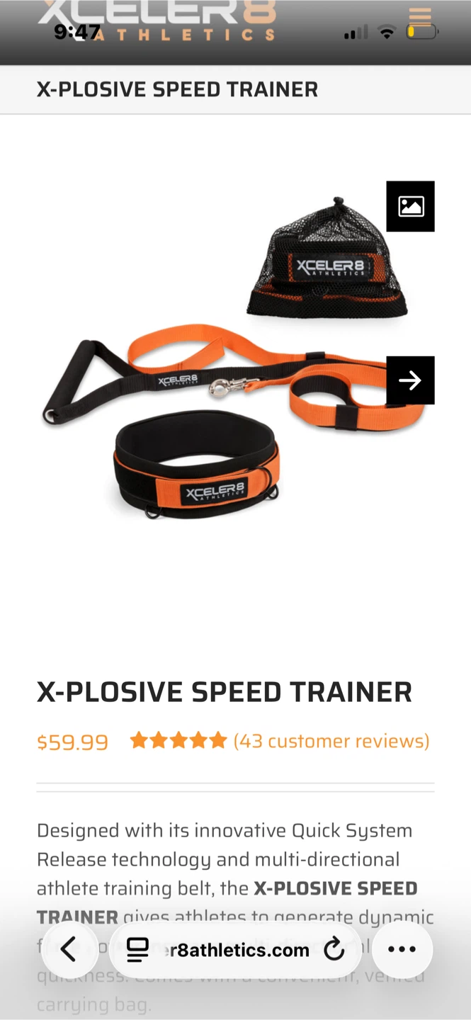 XCELER8 Athletics X-PLOSIVE Speed Trainer - photo 4