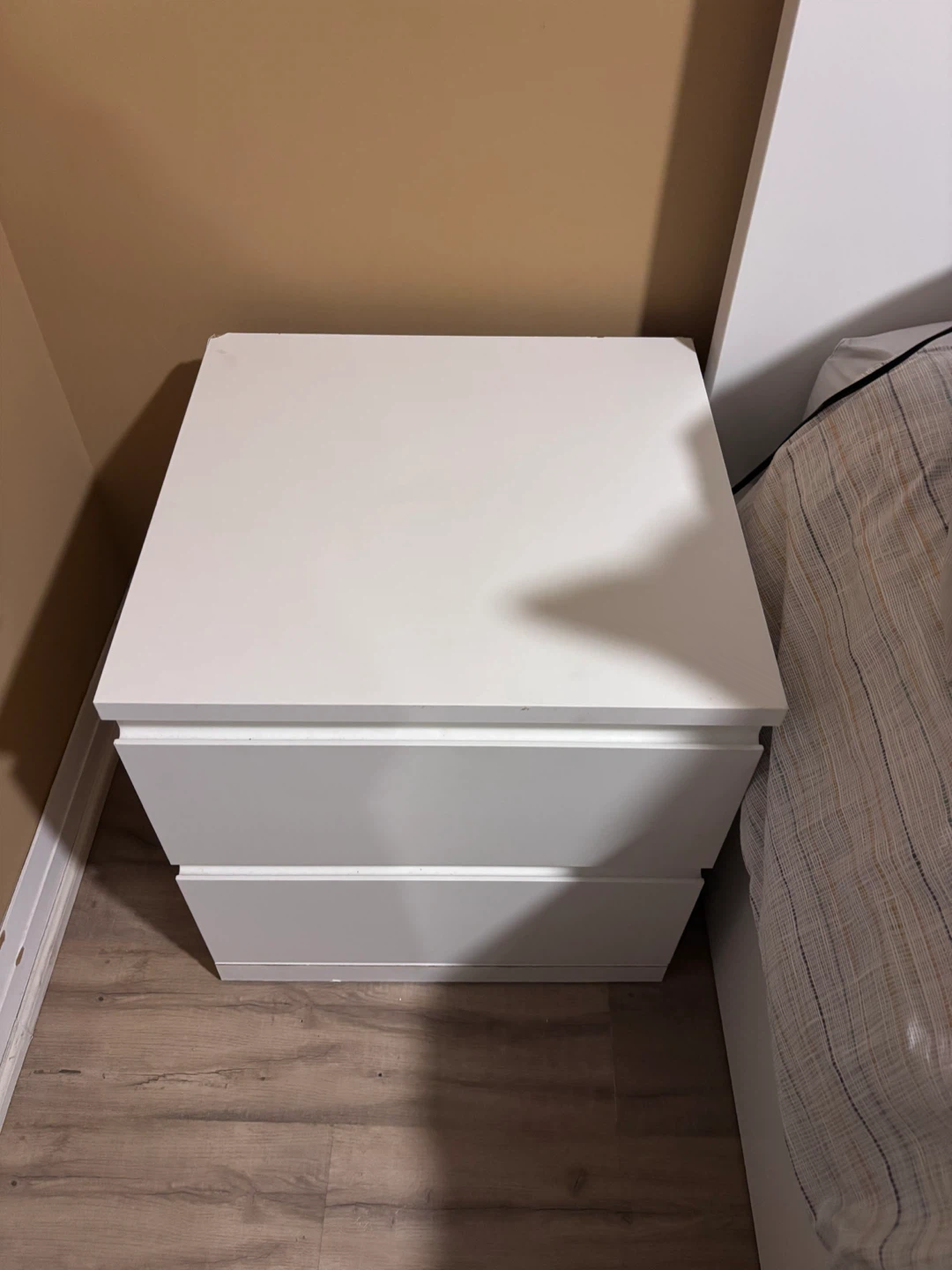 IKEA STORKLINTA 2-drawer nightstand