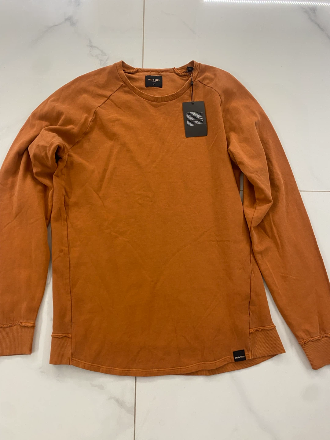 Only & Sons men’s orange Sweatshirt - photo 2
