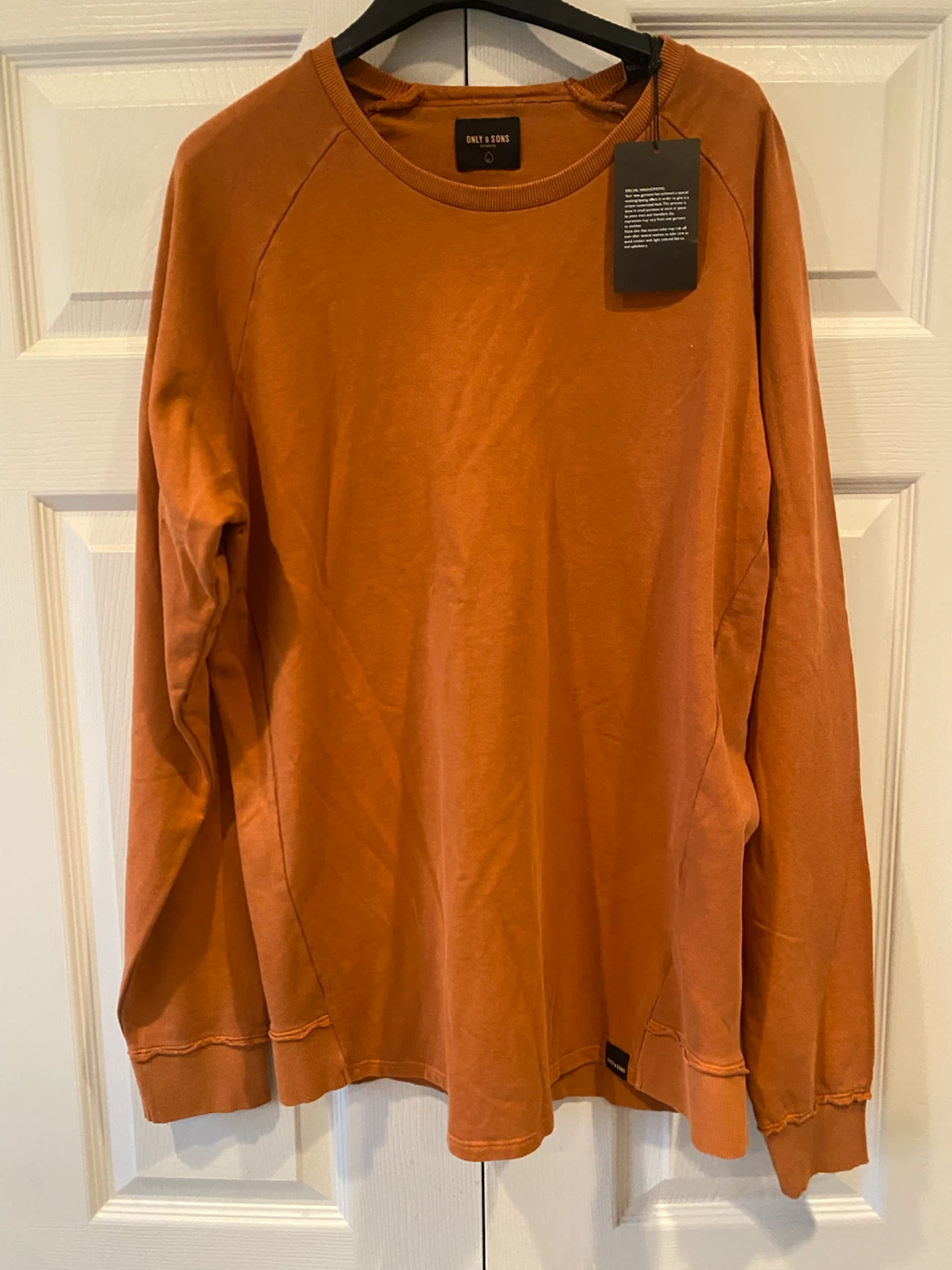 Only & Sons men’s orange Sweatshirt - photo 4