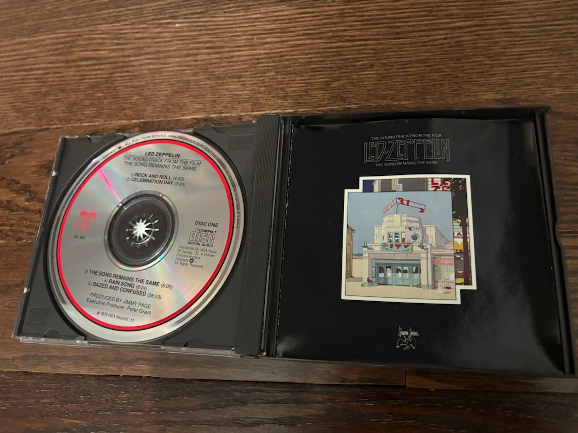 Led Zeppelin The Song Remains The Same CD Soundtrack - photo 3