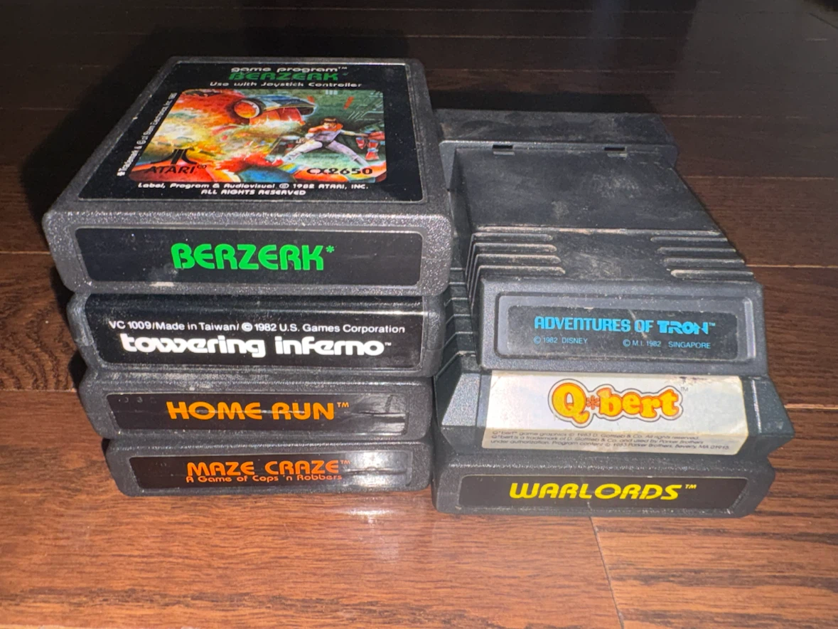 Lot of 6 Vintage Atari 2600 Games
