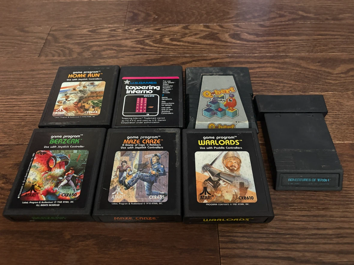 Lot of 6 Vintage Atari 2600 Games - photo 2