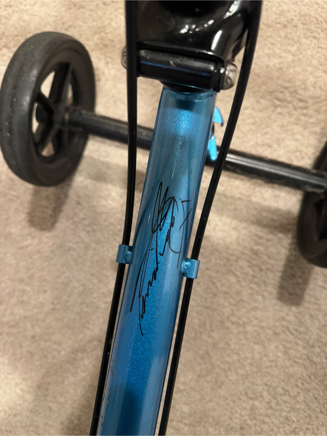 Knee Scooter Walker with Brakes (Metallic Blue) - photo 4