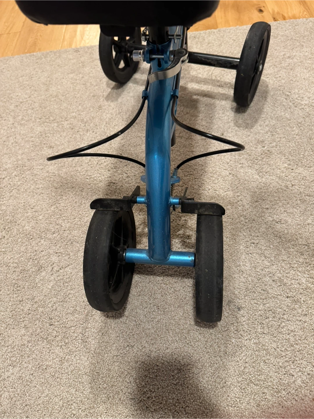 Knee Scooter Walker with Brakes (Metallic Blue) - photo 5