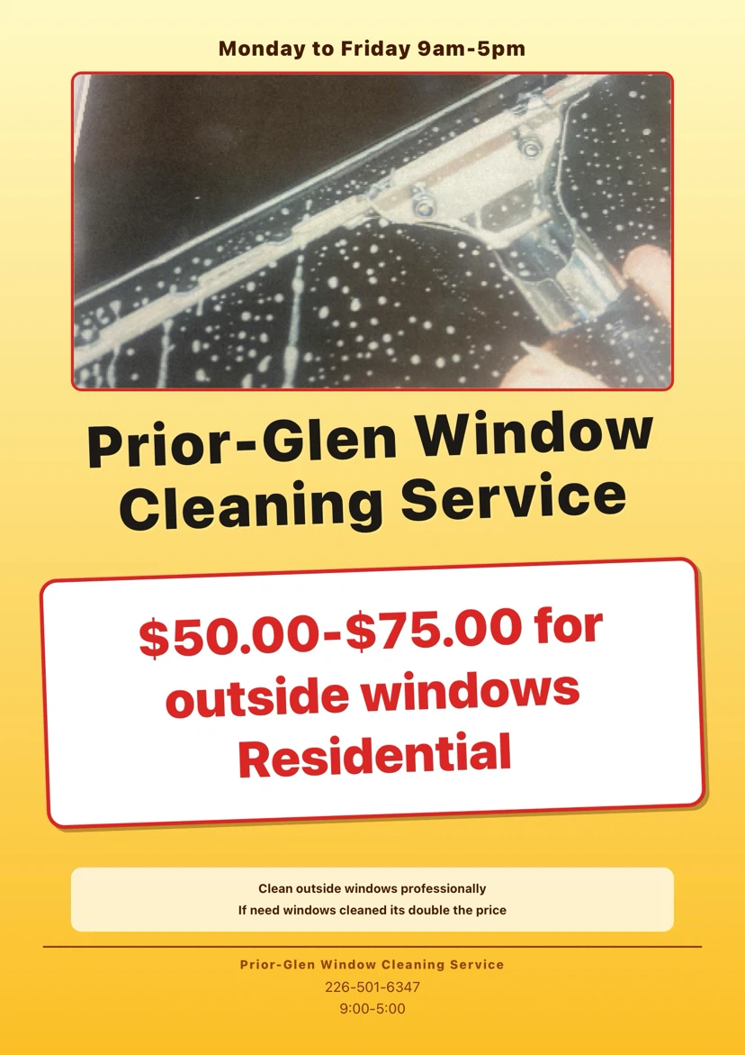 Window cleaning
