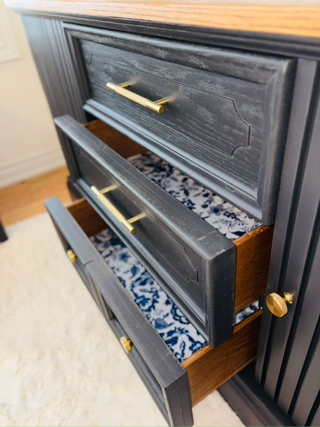 Black Buffet Console Cabinet - photo 4