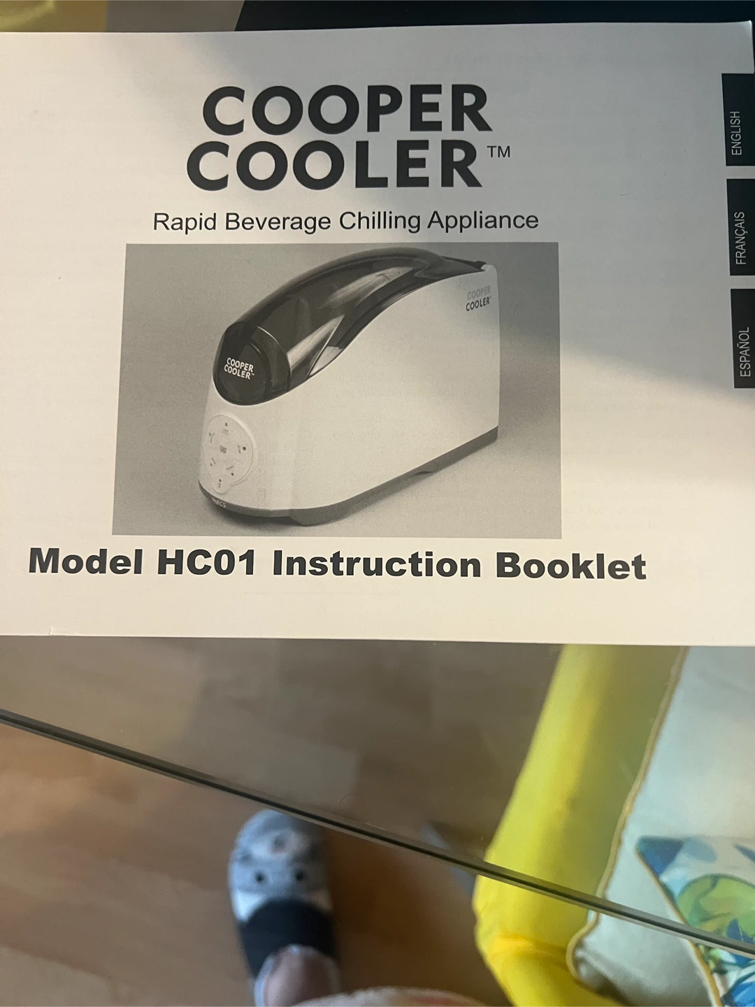 Cooper Cooler Rapid Beverage Chiller - Model HC01