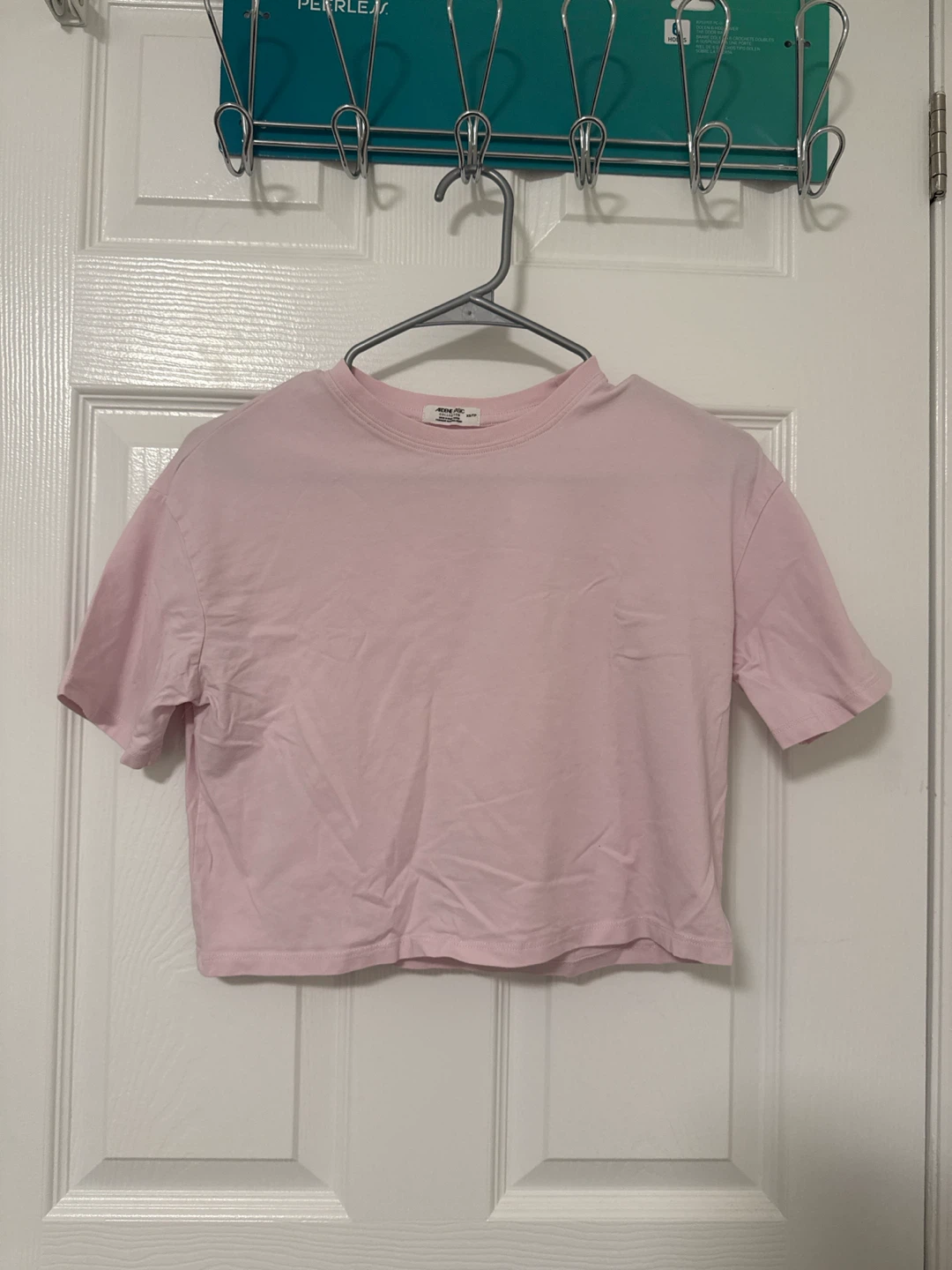 Ardene Pink Crop T-Shirt