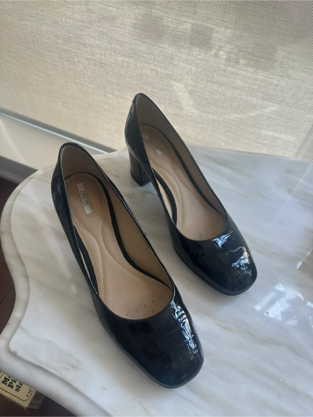 Geox Respira Patent Block Heels - photo 4