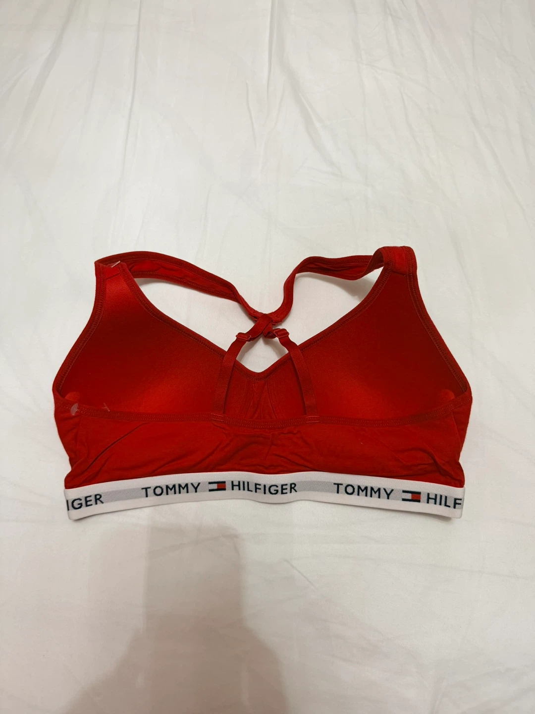Tommy Hilfiger Red Padded Seamless Racerback Bralette - photo 4