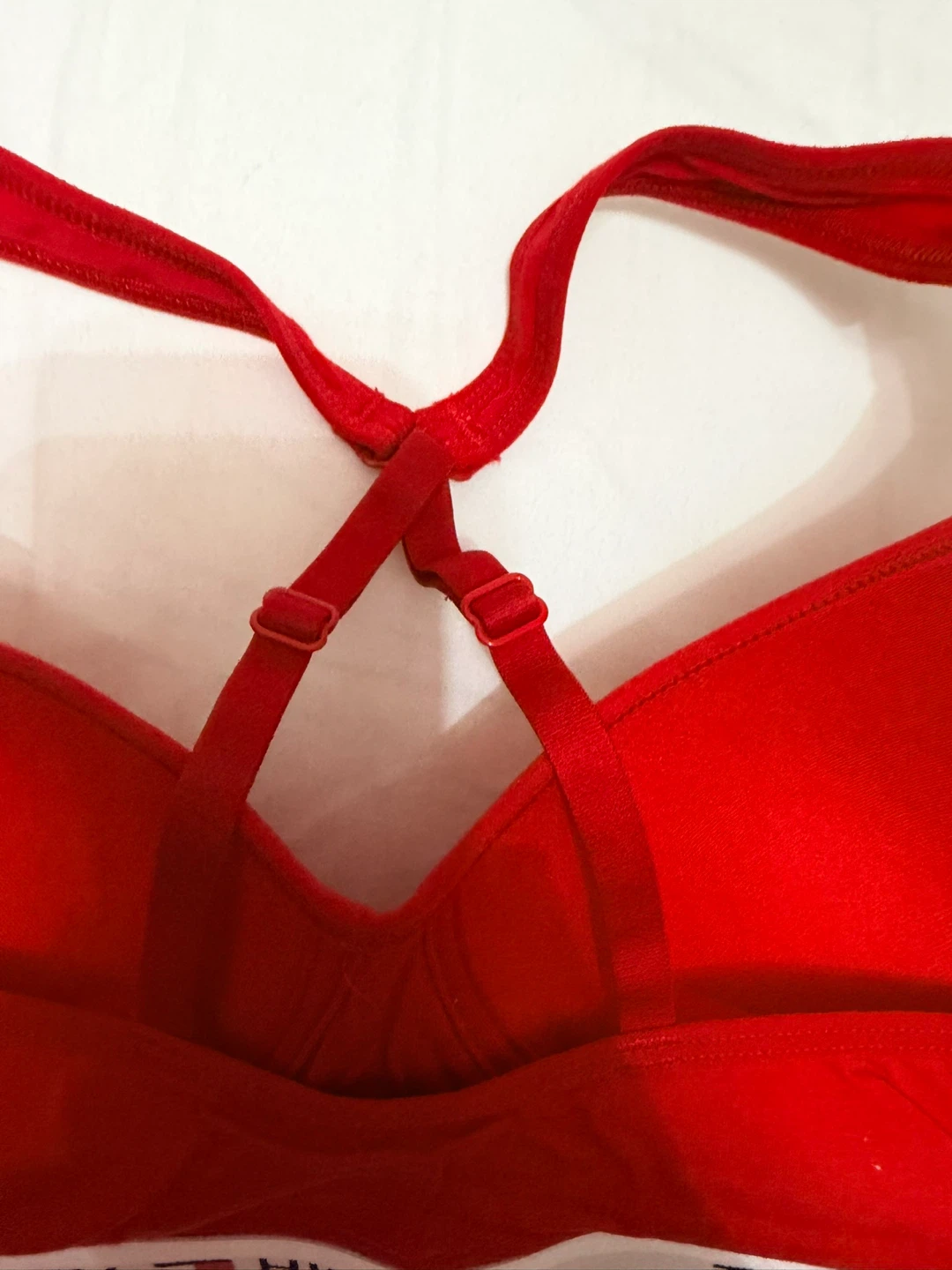 Tommy Hilfiger Red Padded Seamless Racerback Bralette - photo 5