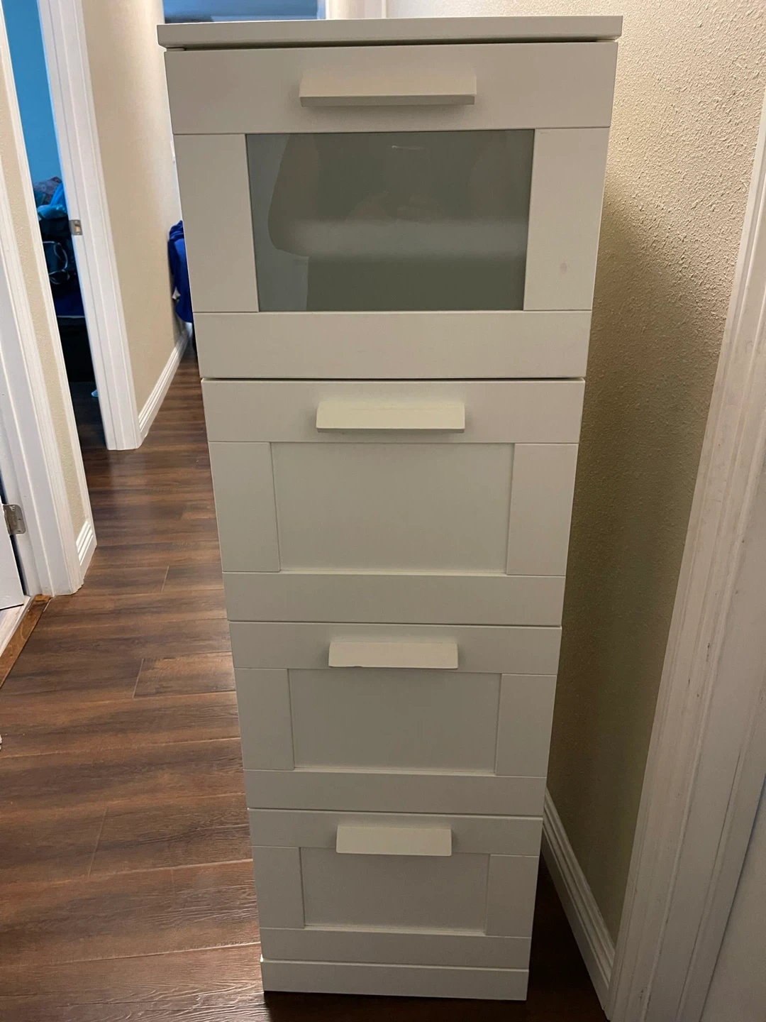IKEA BRIMNES white dresser with 4 drawers