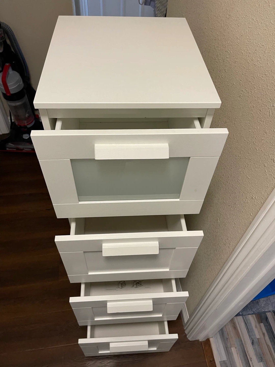 IKEA BRIMNES white dresser with 4 drawers - photo 2