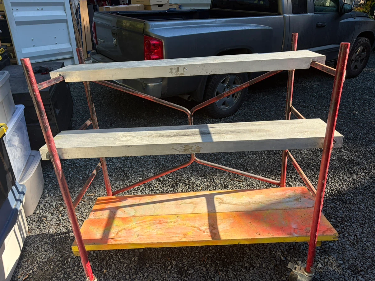 Folding Mobile Utility Scaffolding