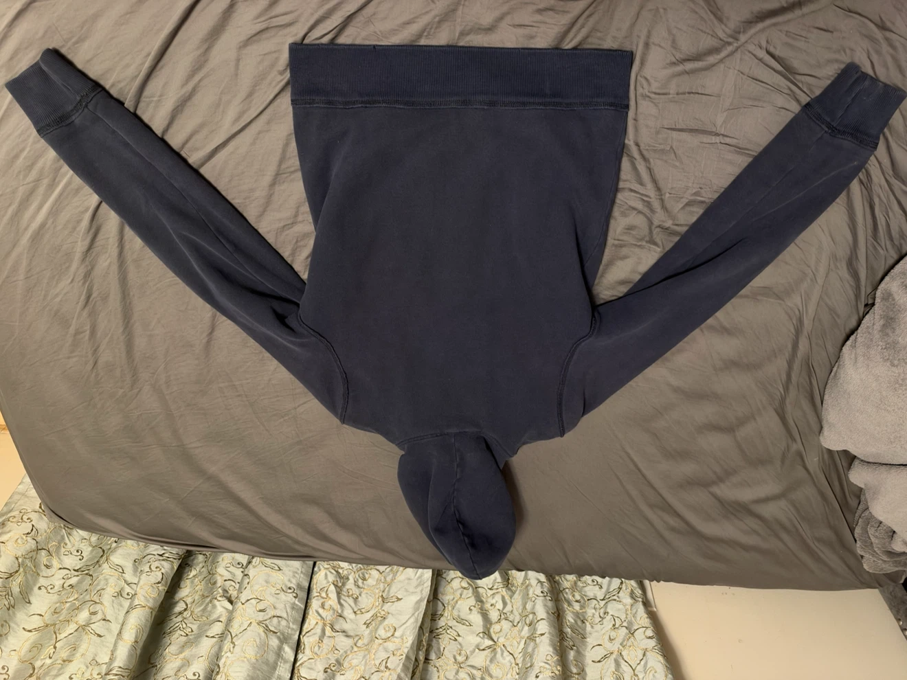 Hollister Navy Sherpa-Lined Zip-Up Hoodie - photo 5