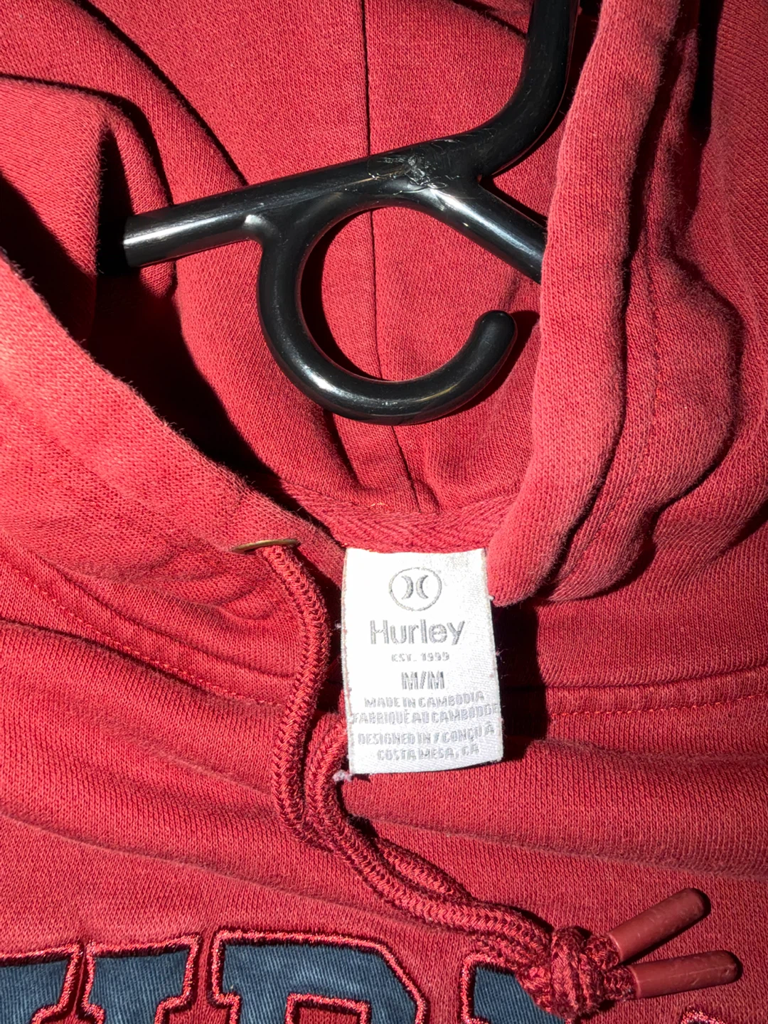 Hurley Red Hoodie - photo 4
