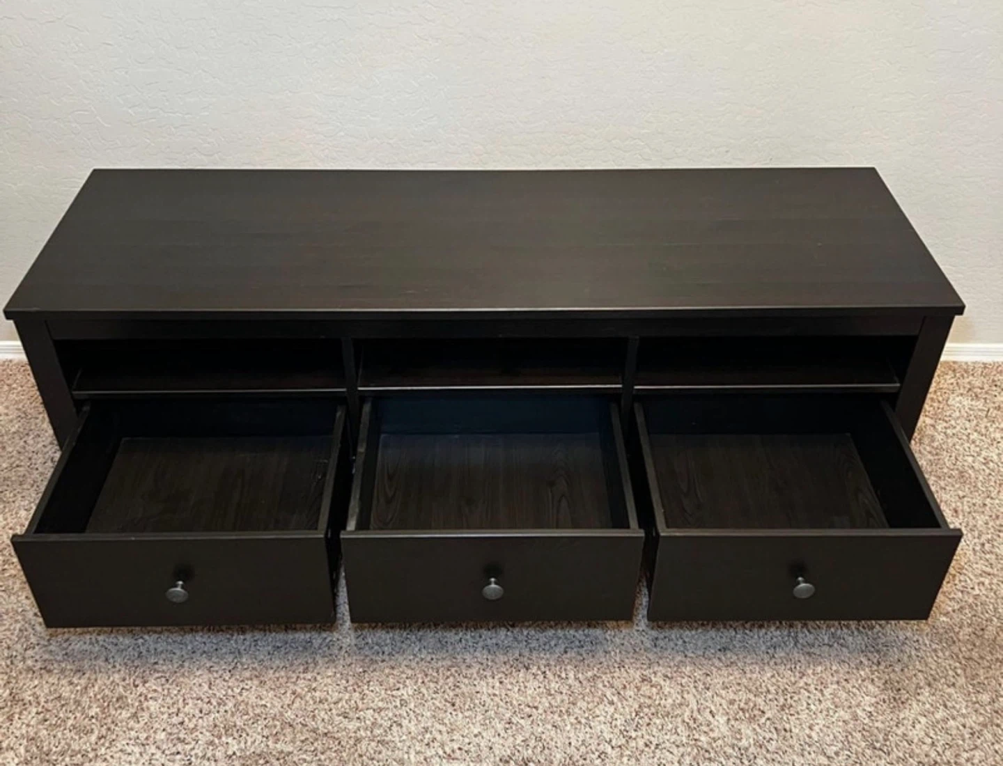IKEA HEMNES TV stand with 3 drawers