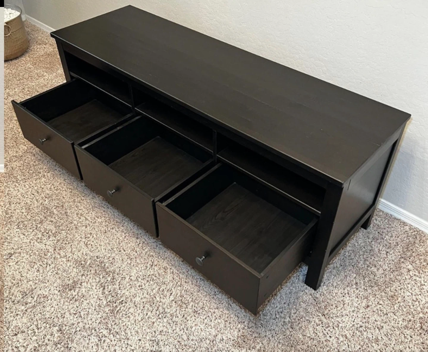 IKEA HEMNES TV stand with 3 drawers - photo 2