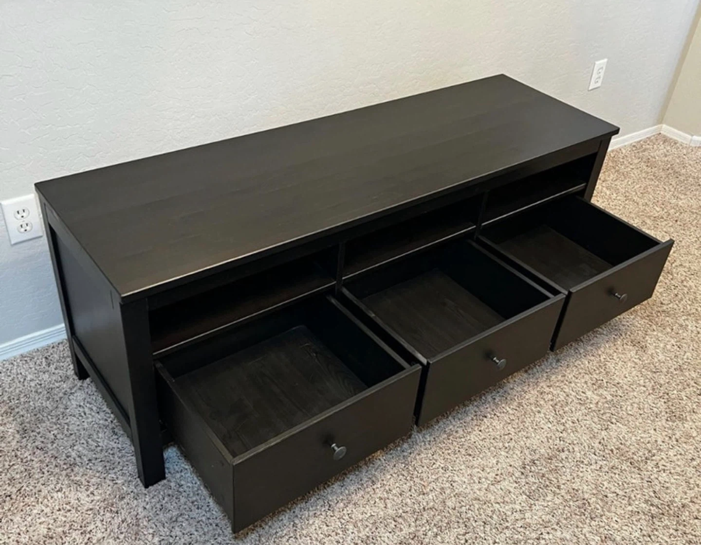 IKEA HEMNES TV stand with 3 drawers - photo 3