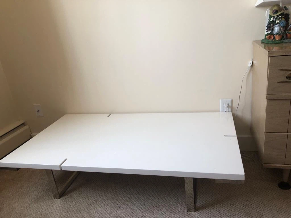 Modern White Coffee Table - photo 2