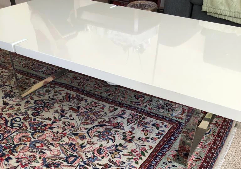 Modern White Coffee Table - photo 3