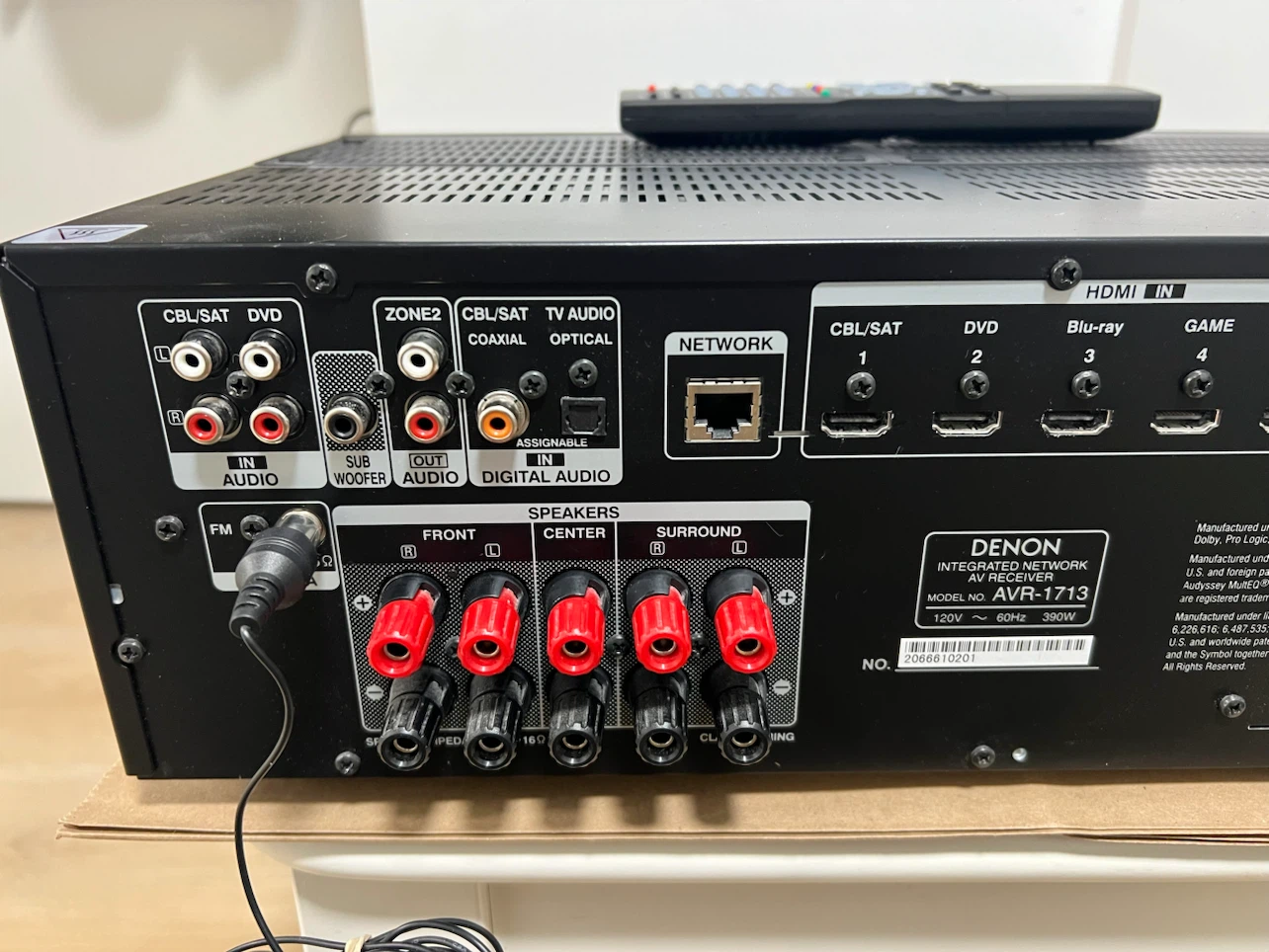 DENON A/V Receiver, 5-HDMI, ROKU, FireStick compatible - photo 5