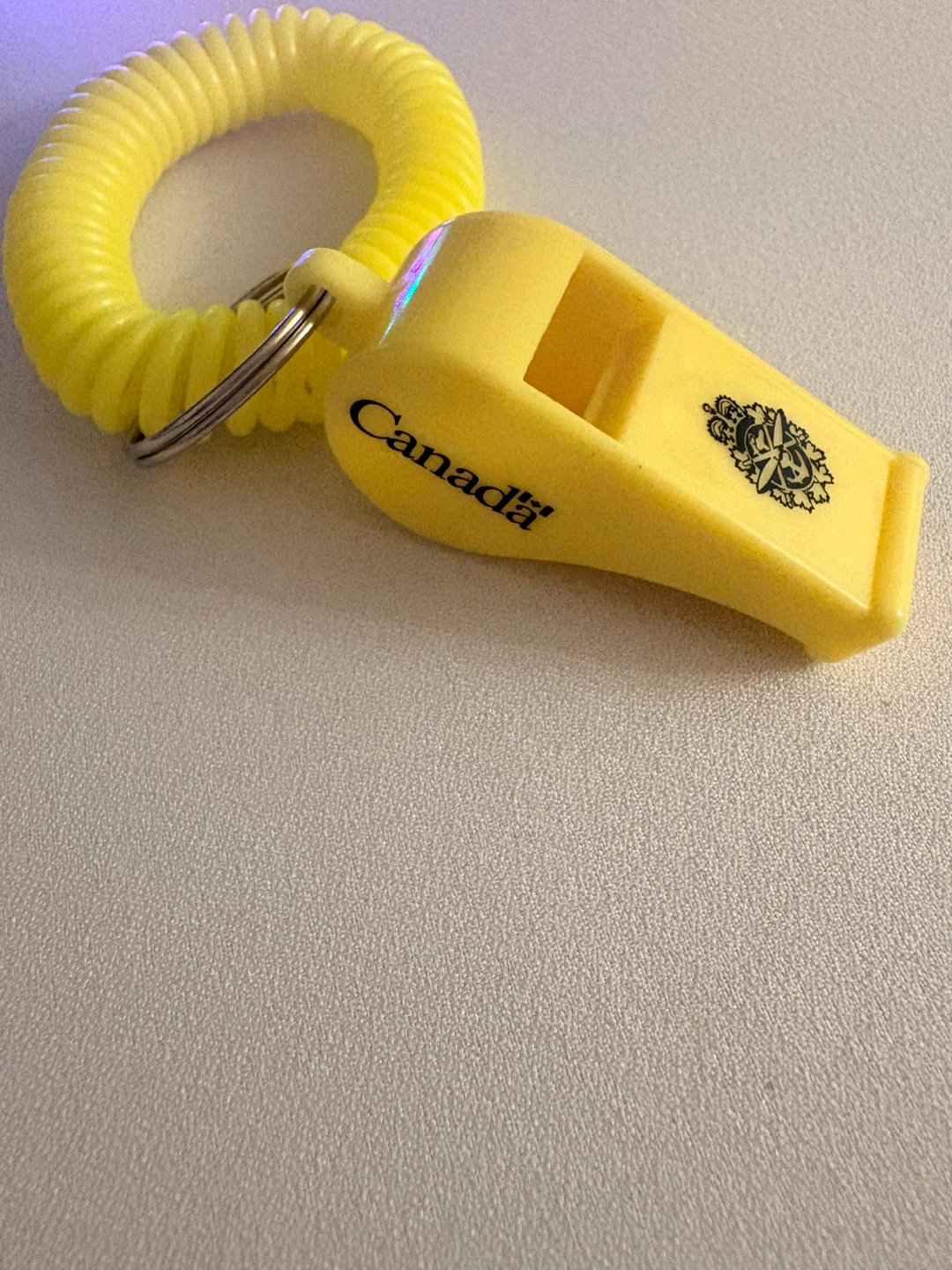 Canadian Armed Forces yellow whistle - photo 2