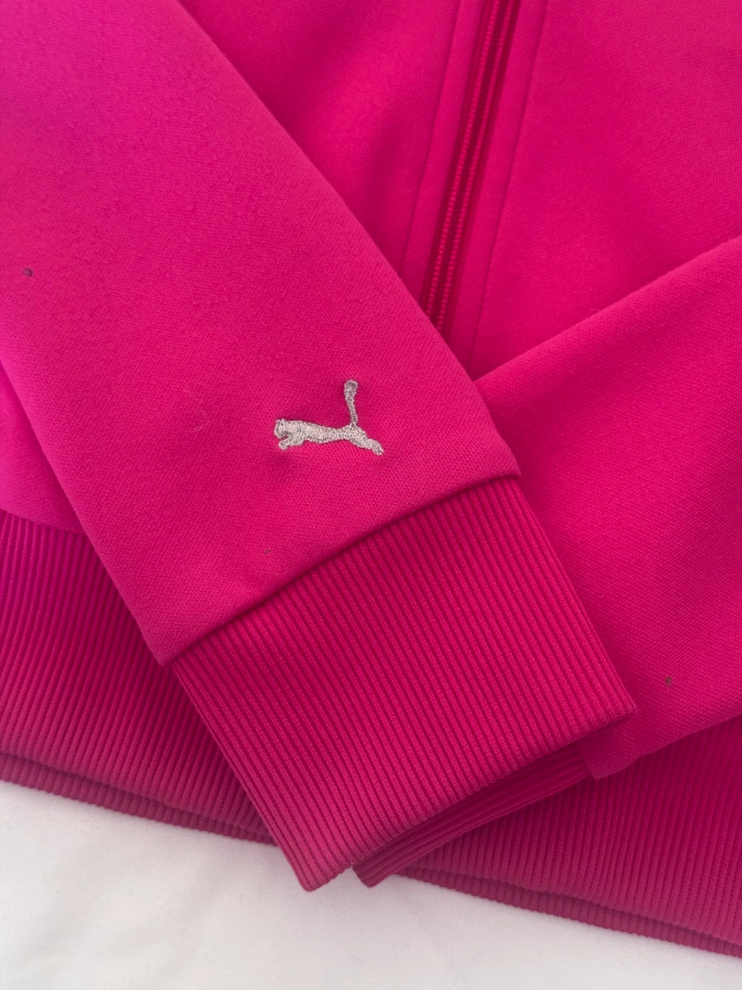 Puma Pink Full-Zip Track Jacket - photo 2