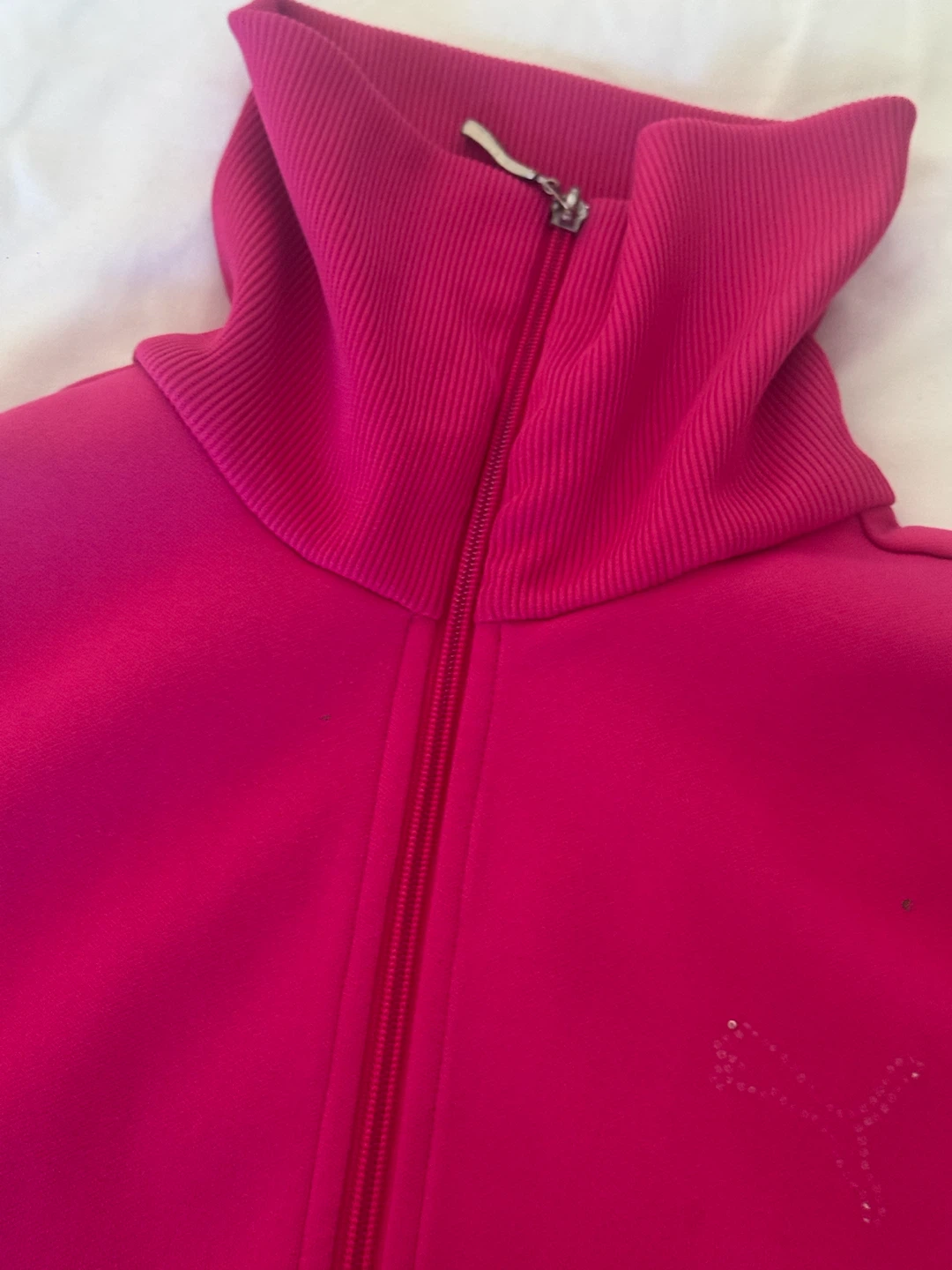 Puma Pink Full-Zip Track Jacket - photo 3